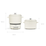 Nathome NDG02 可收納多功能電煮鍋 (藍色)